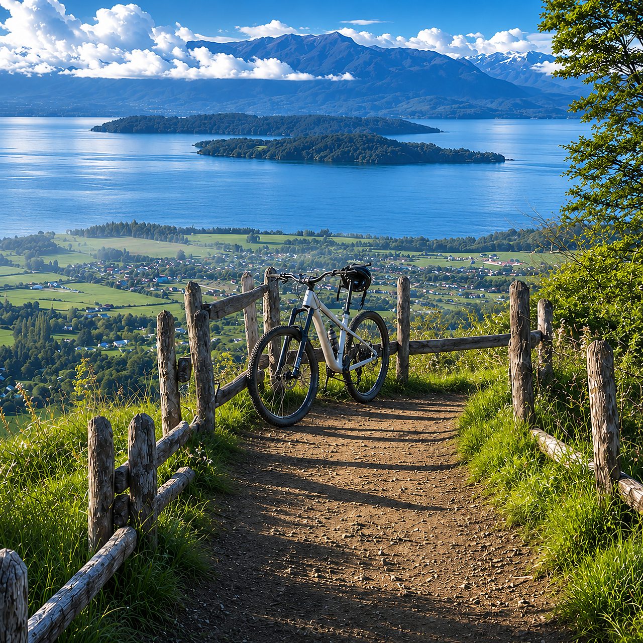 Rutas en bici por el bosque nativo